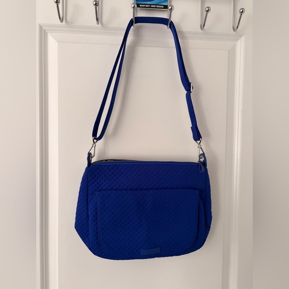 Vera Bradly Blue Quilted Crossbody Bag - Women